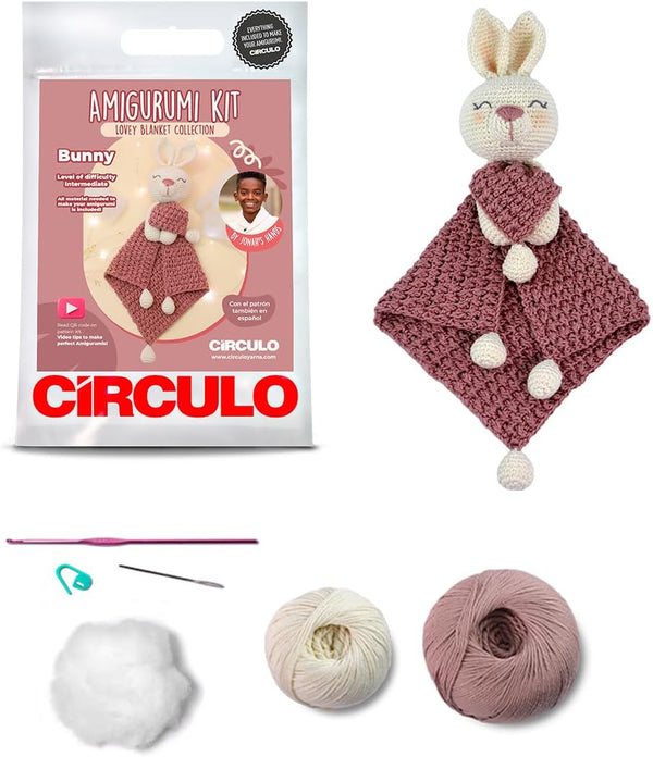 Circulo Amigurumi Lovey Blanket - Knitty City