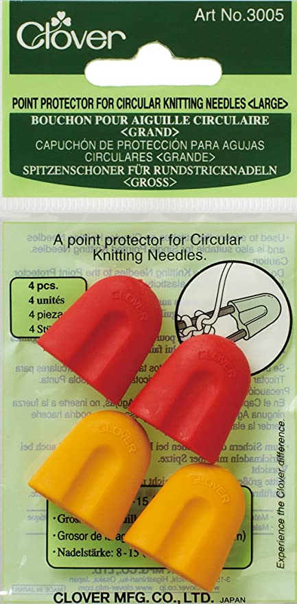 Clover Point Protectors for Circular Needles - 4 count