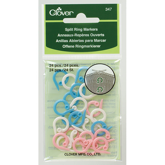 Clover Soft Jumbo Stitch Ring Markers – The Yarn Cake