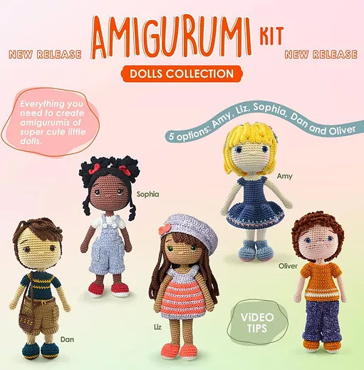 Circulo Amigurumi Doll Kits - Knitty City
