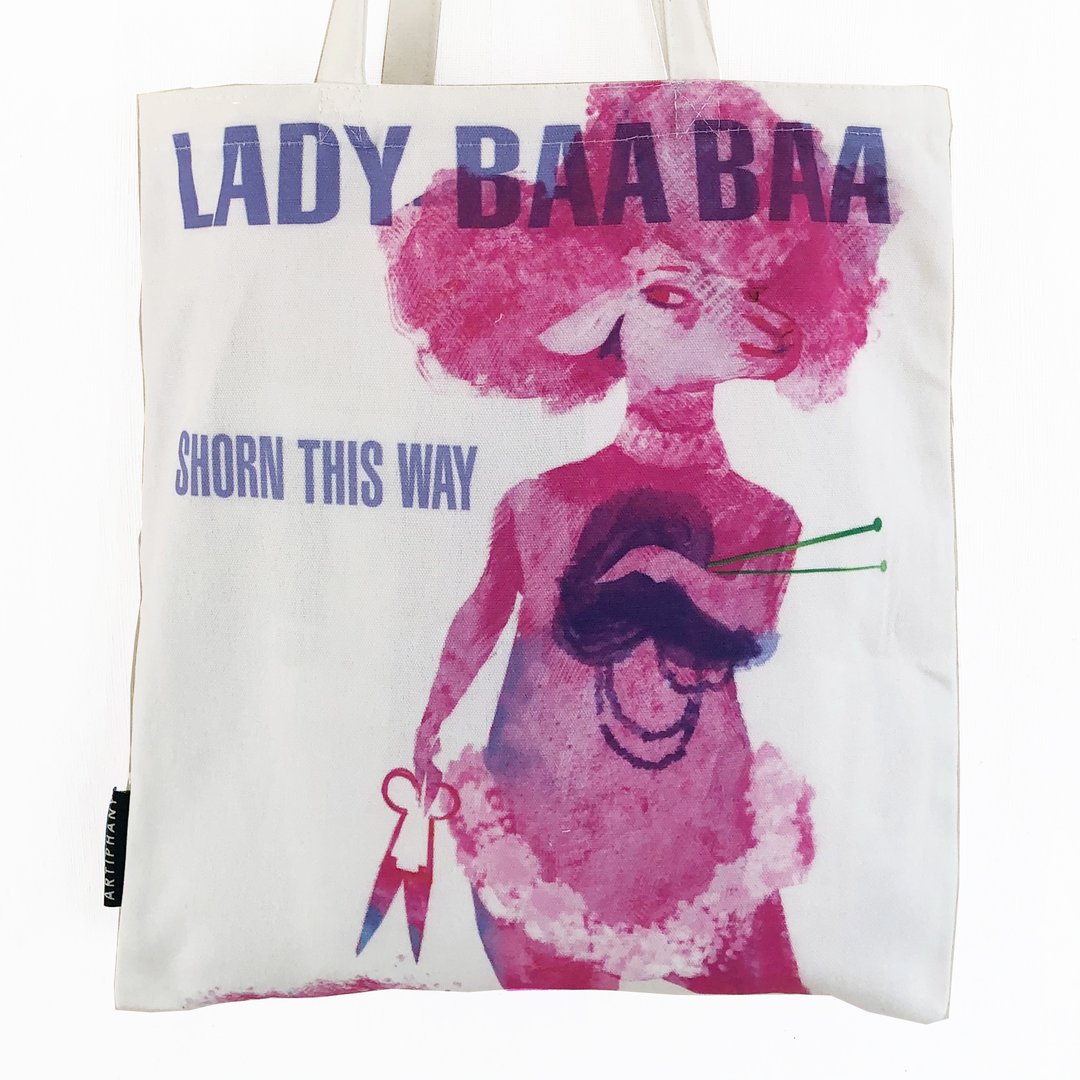 Artiphany Lady Baa Baa Tote Bag