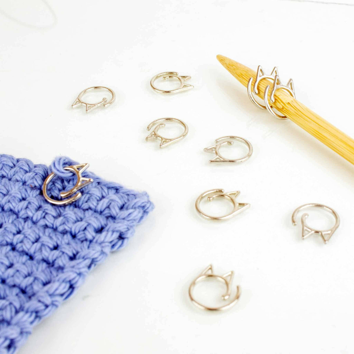 Cat Clips Stitch Markers
