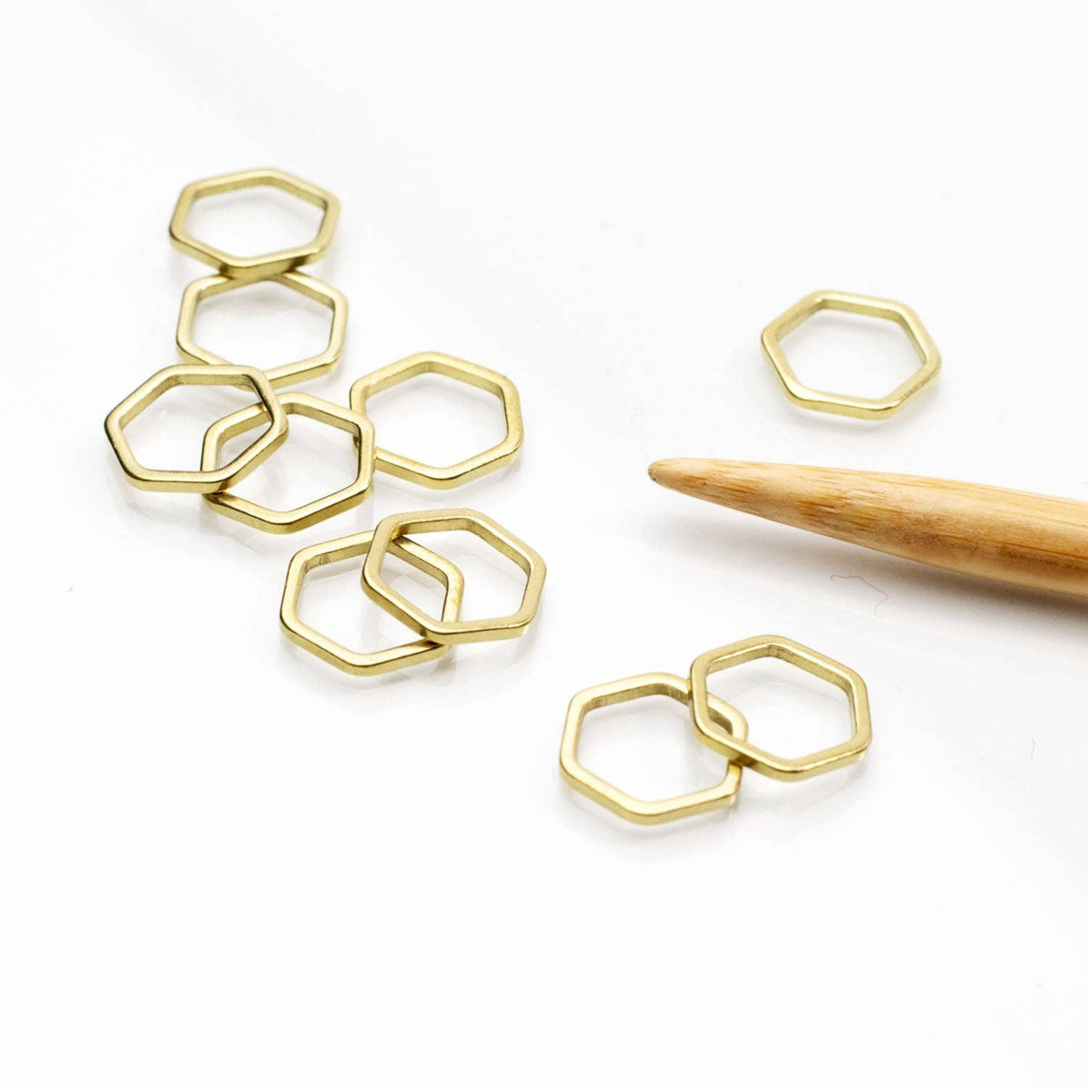 Honeycomb Stitch Markers