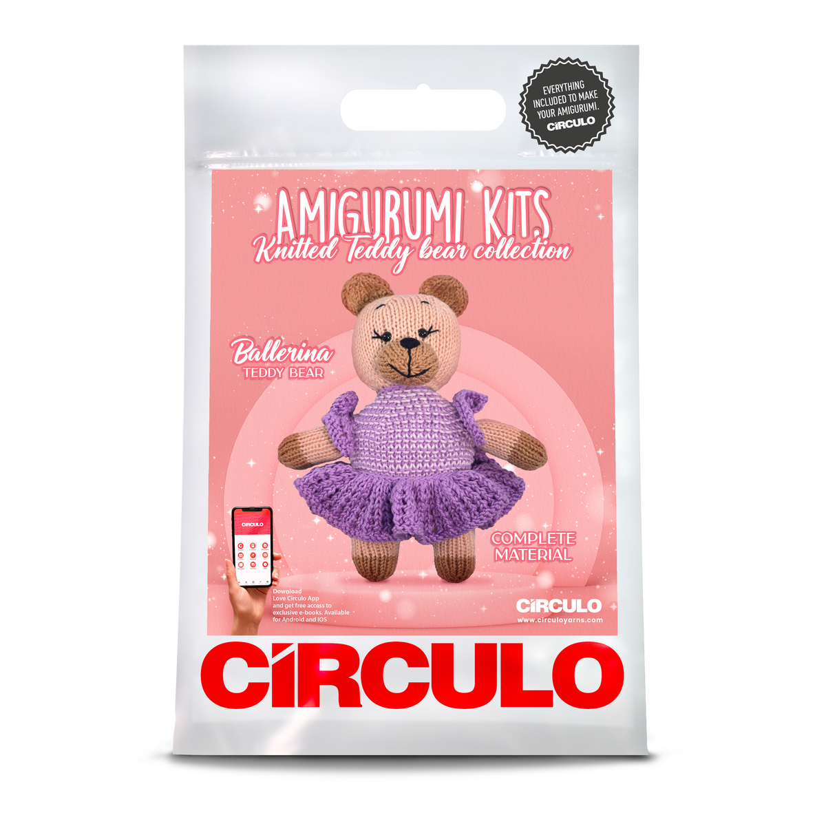 Circulo Amigurumi Knitted Teddy Bear Kits