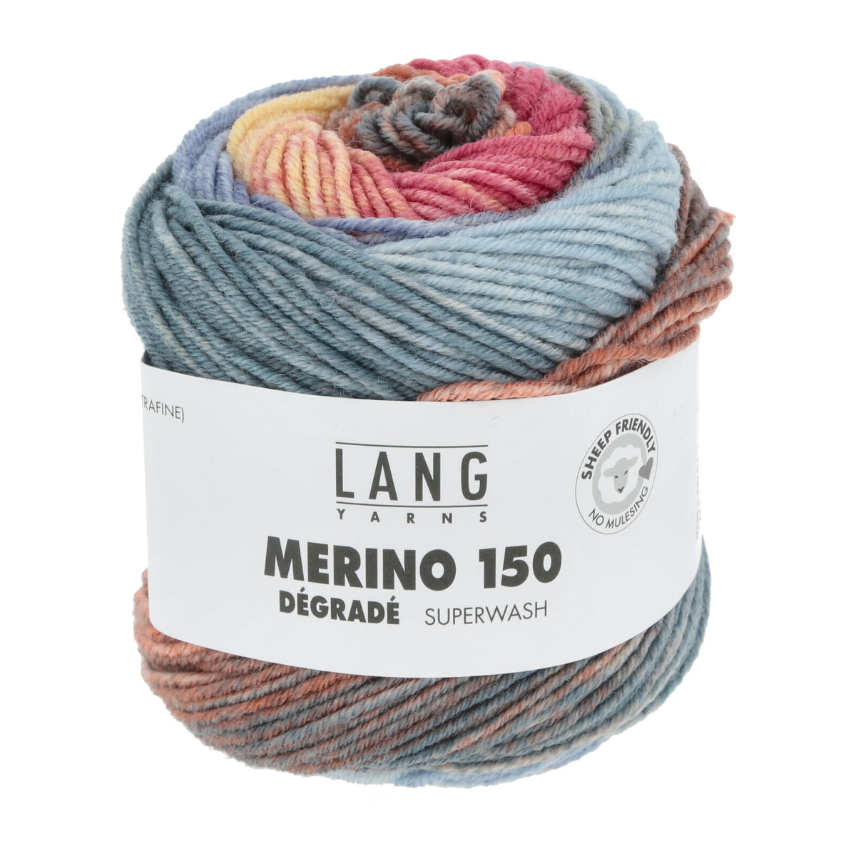 Lang Merino 150 Dégradé - Rainbow - CAST ON! CAST OFF!