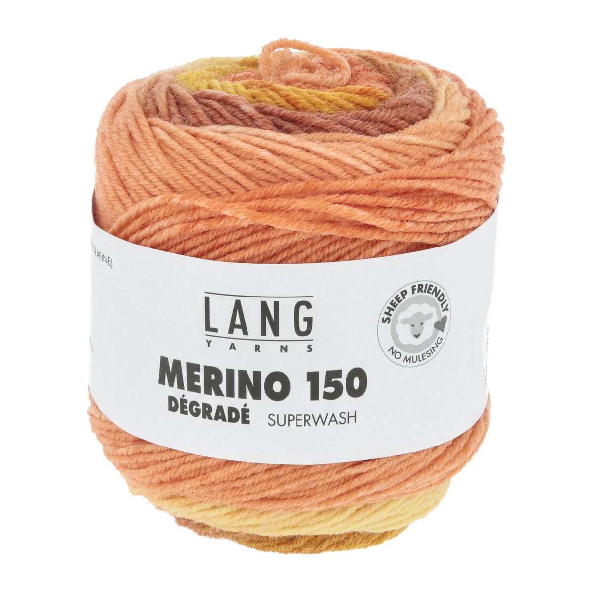 Lang Yarns Merino 150 165 Raspberry Mélange