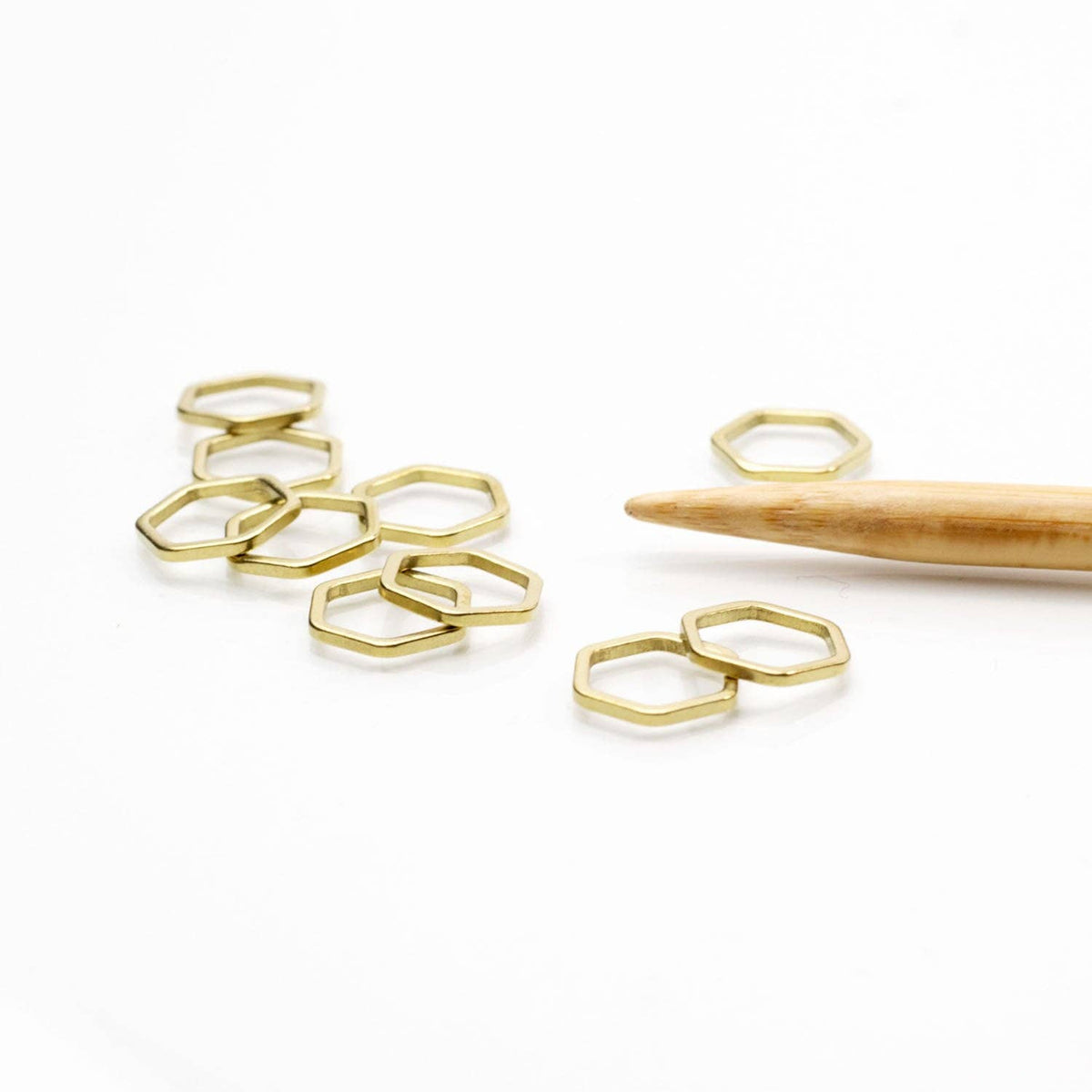 Honeycomb Stitch Markers