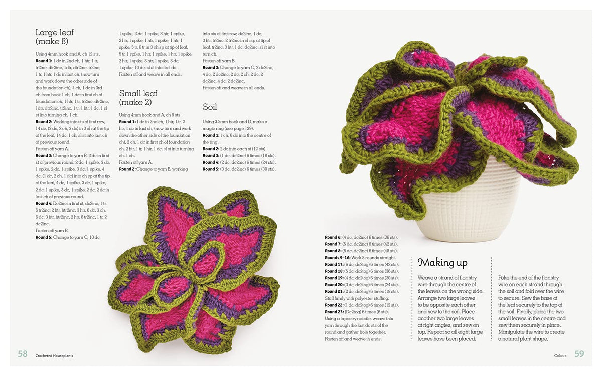 Crocheted Houseplants