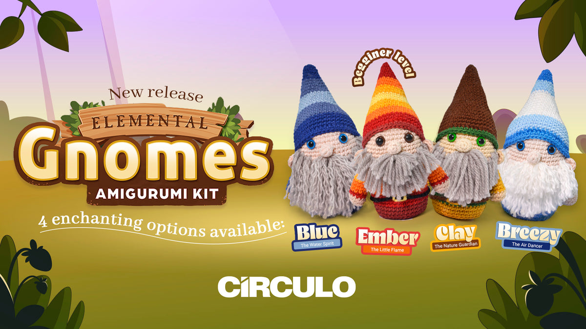 Circulo Amigurumi Elemental Gnomes