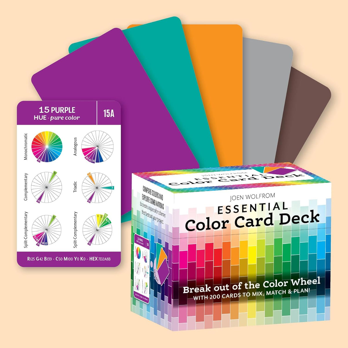 Color Card File Essential Color Card Deck - Knitty City