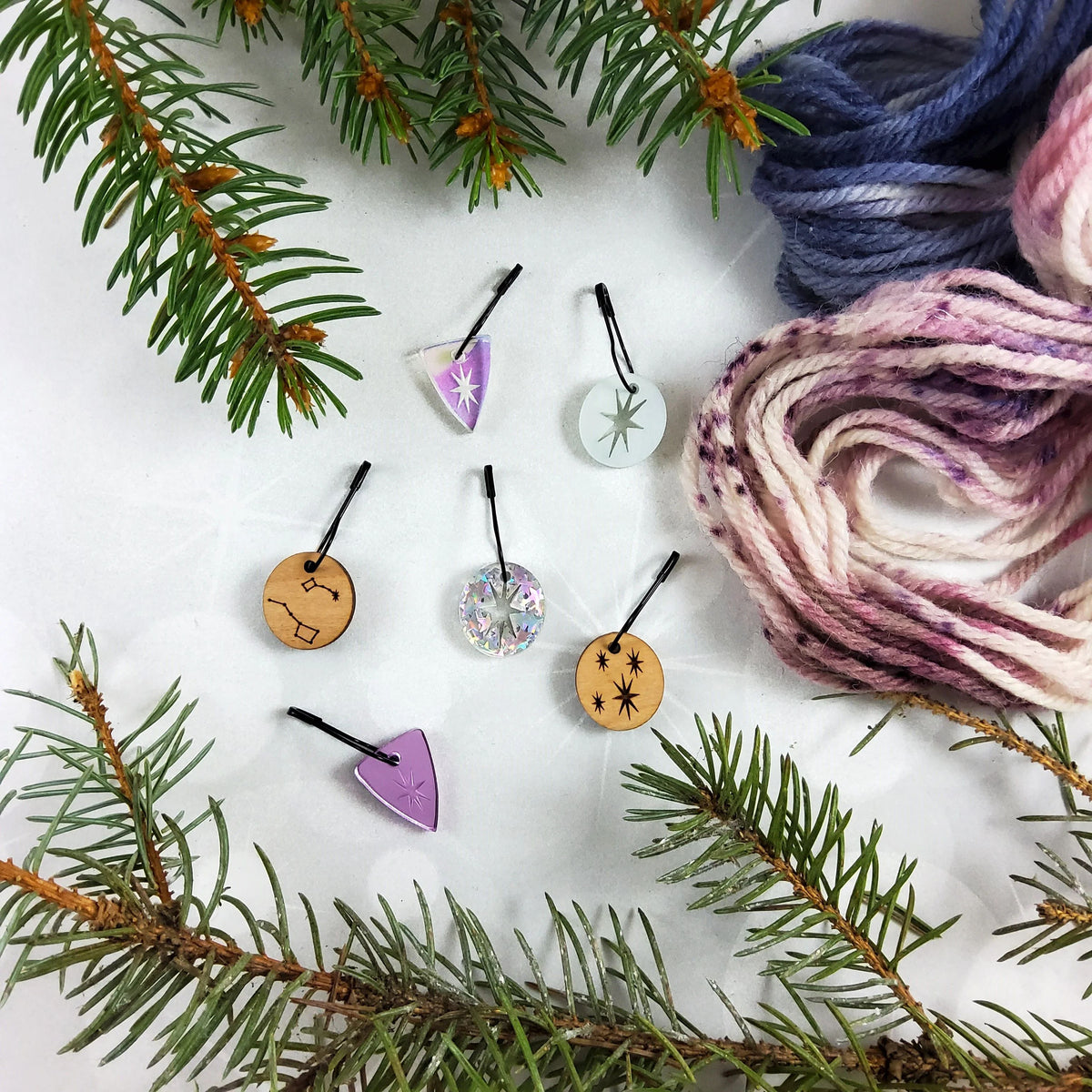 Katrinkles Stitch Markers Guiding Stars