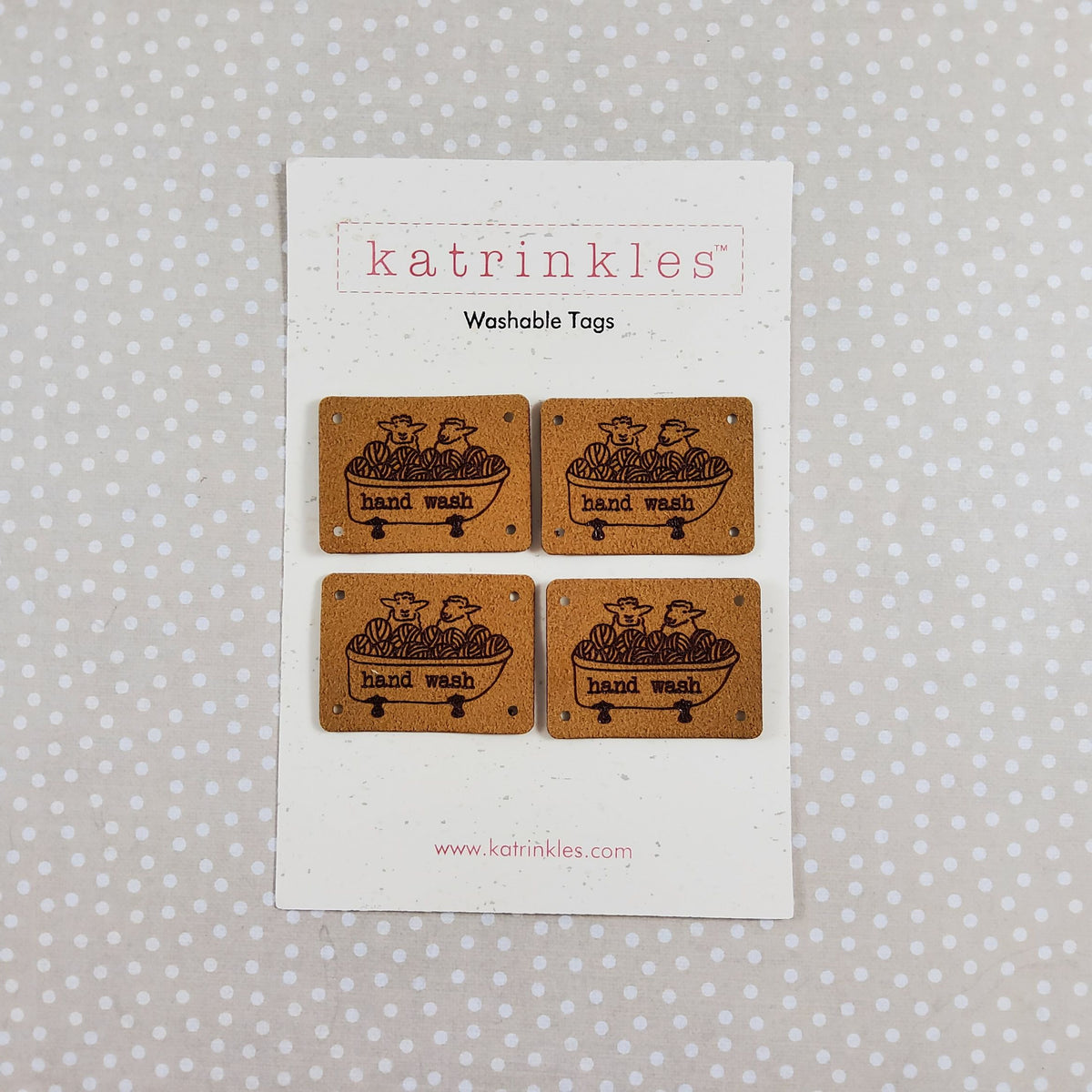 Katrinkles Hand Wash Sheep Tags
