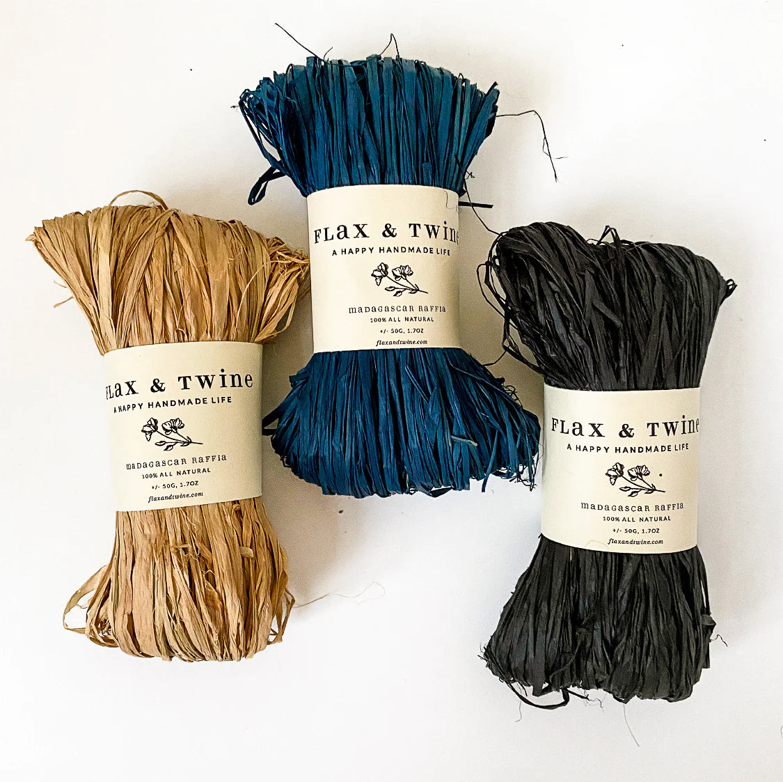 Flax and Twine Madagascar Raffia