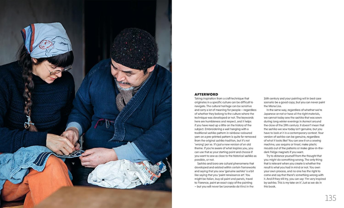 Mending with Sashiko