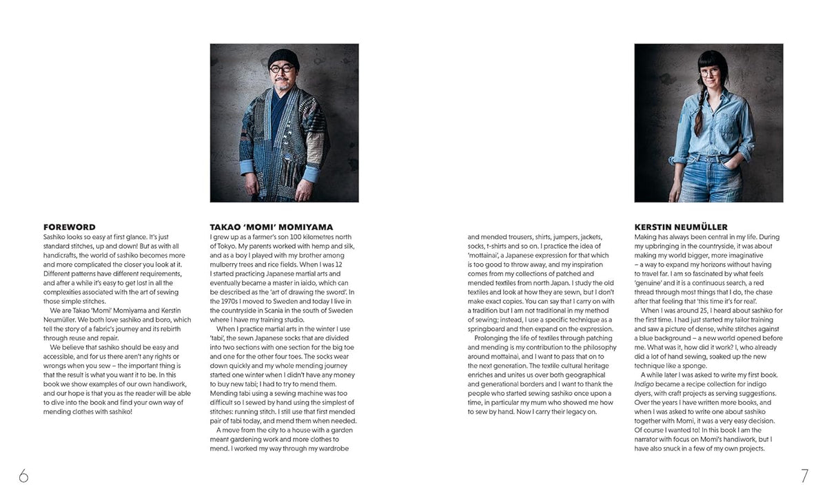 Mending with Sashiko