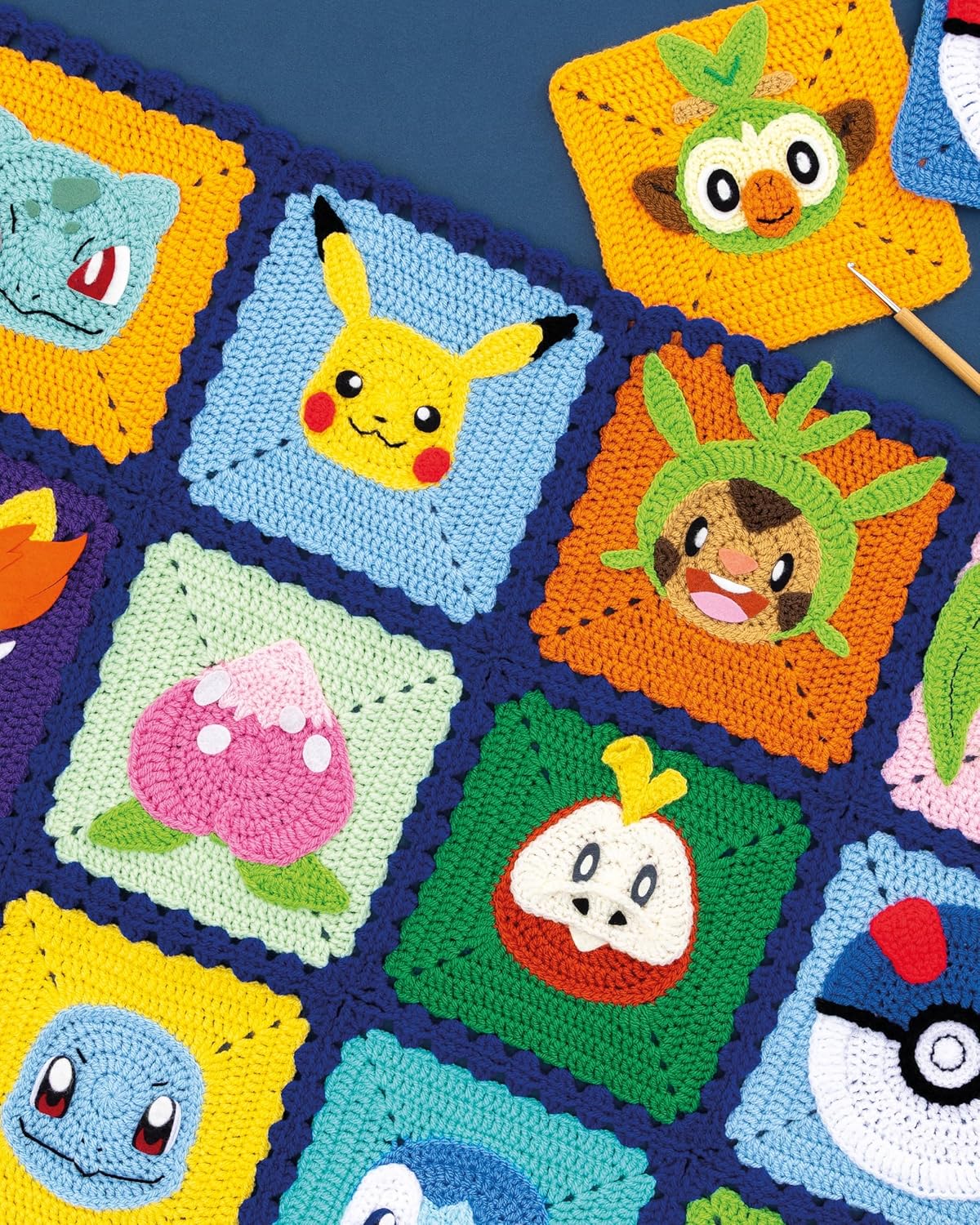 Pokemon Crochet Squares