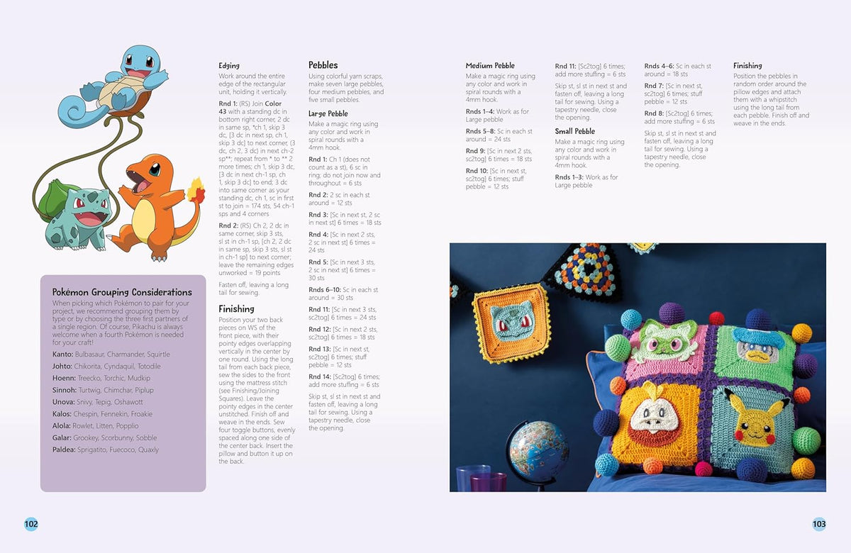 Pokemon Crochet Squares