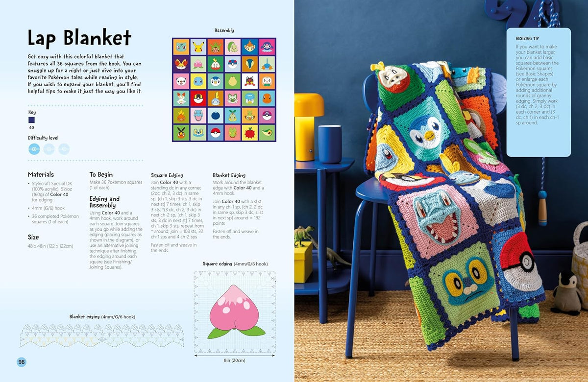 Pokemon Crochet Squares