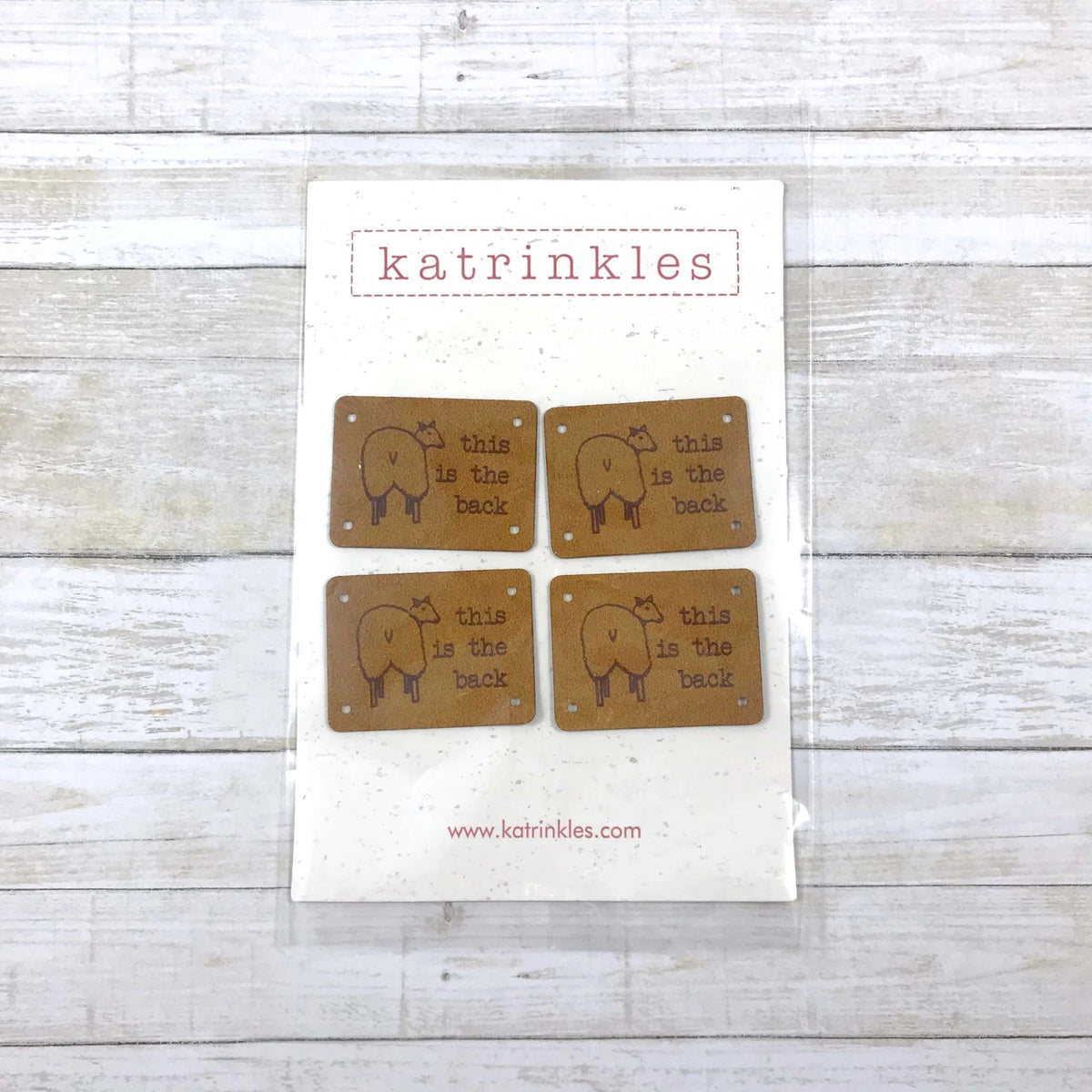 Katrinkles This is the Back Tag