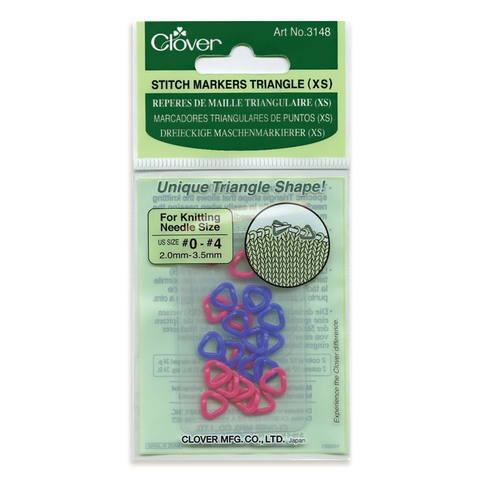 Clover Triangle Stitch Markers