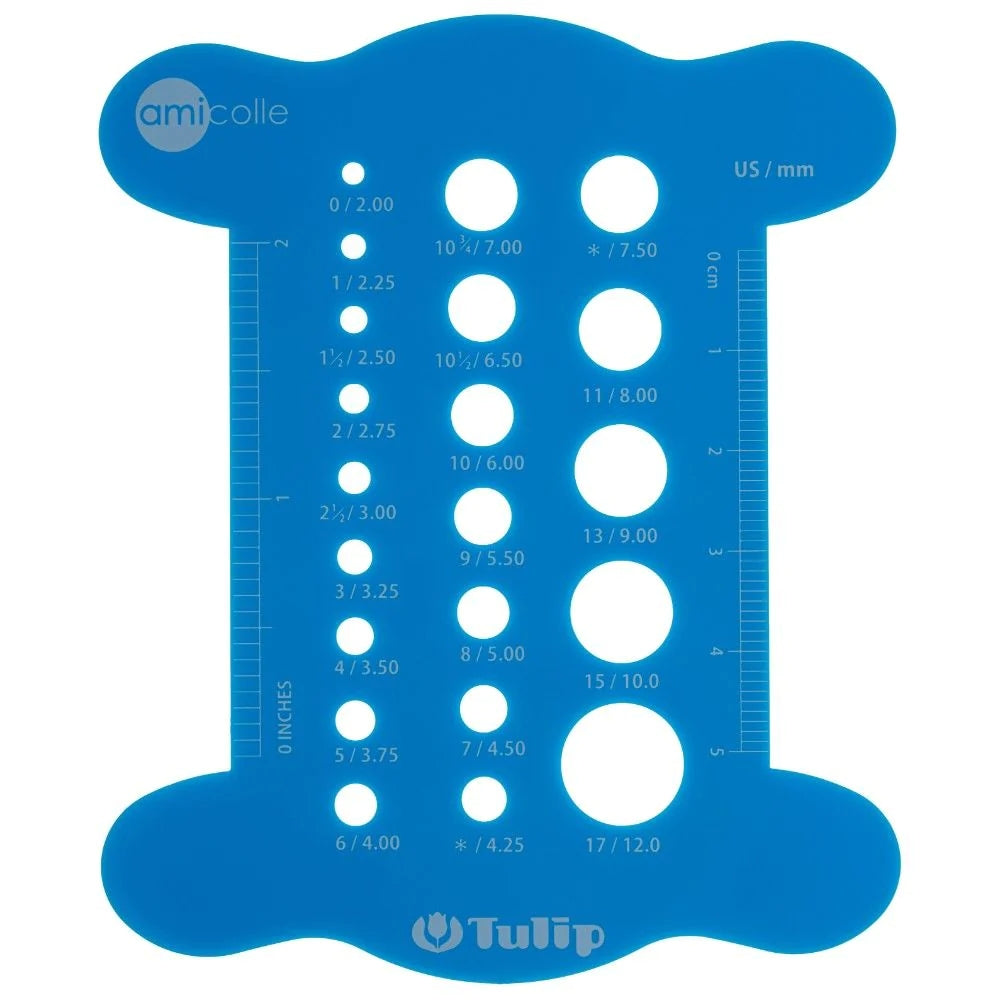 Tulip Knitting Needle Gauge