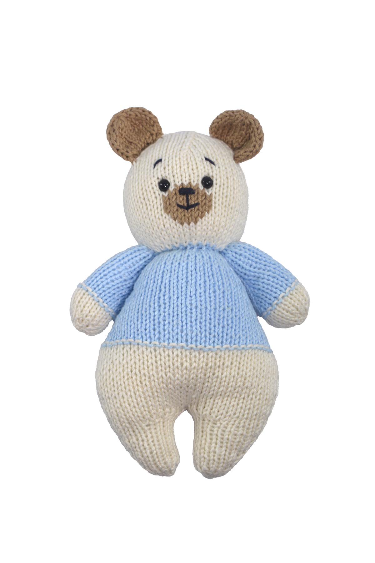 Teddy bear top knitting kit