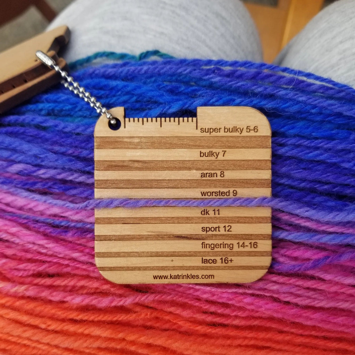 Katrinkles Wraps Per Inch Yarn Guide WPI Tool