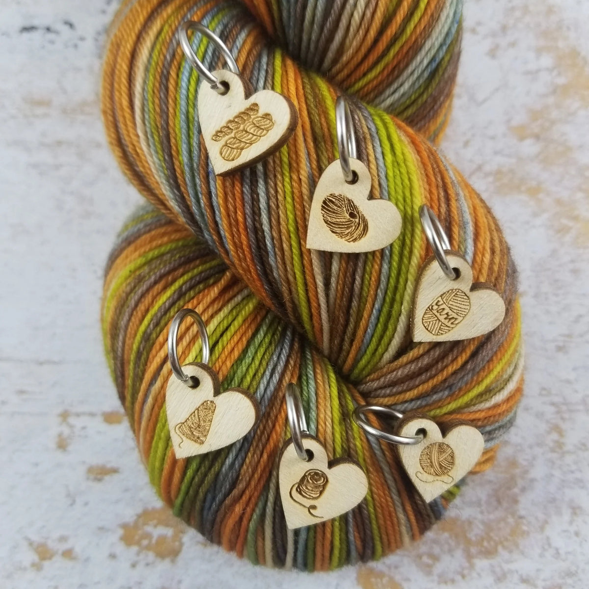 Katrinkles Stitch Markers Yarn Love