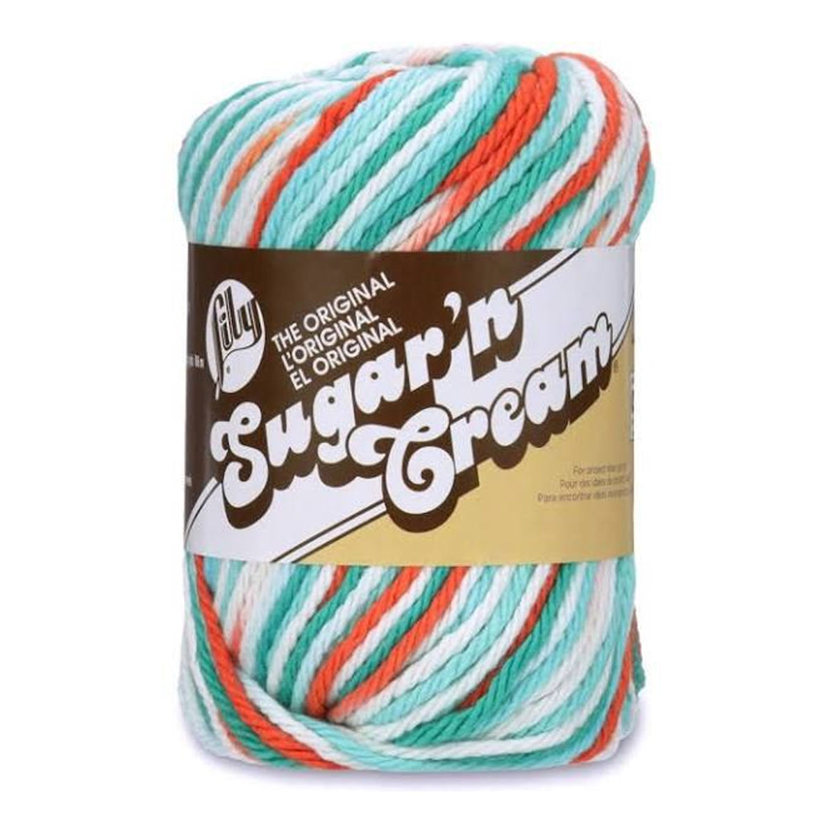 Lily Sugar'n Cream Yarn - Ombres-Coral Seas