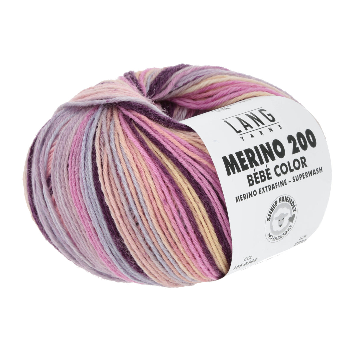 Lang Yarns Merino 200 Bebe Color