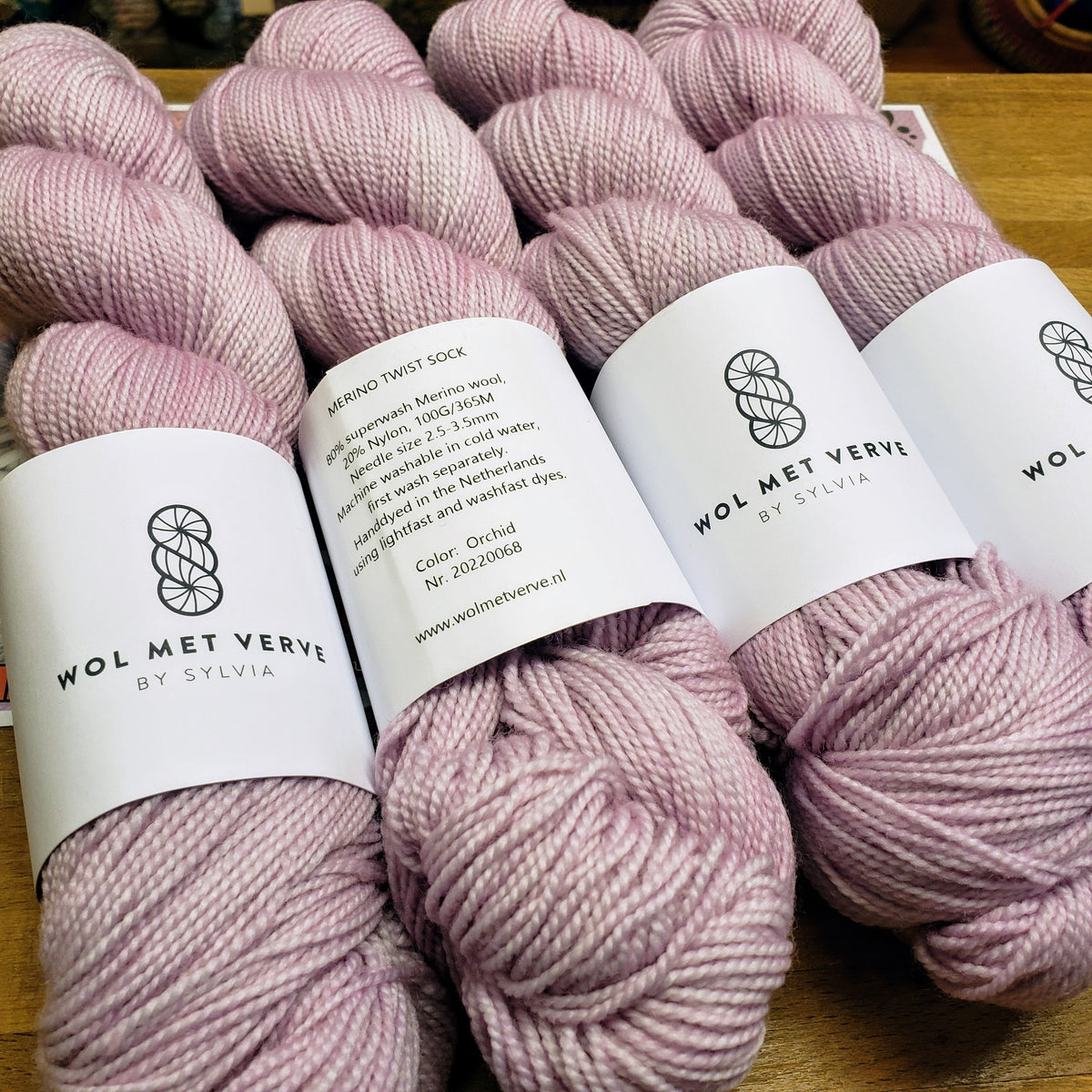Wol met Verve Merino Twist Sock