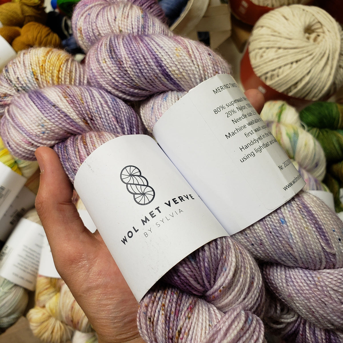 Wol met Verve Merino Twist Sock