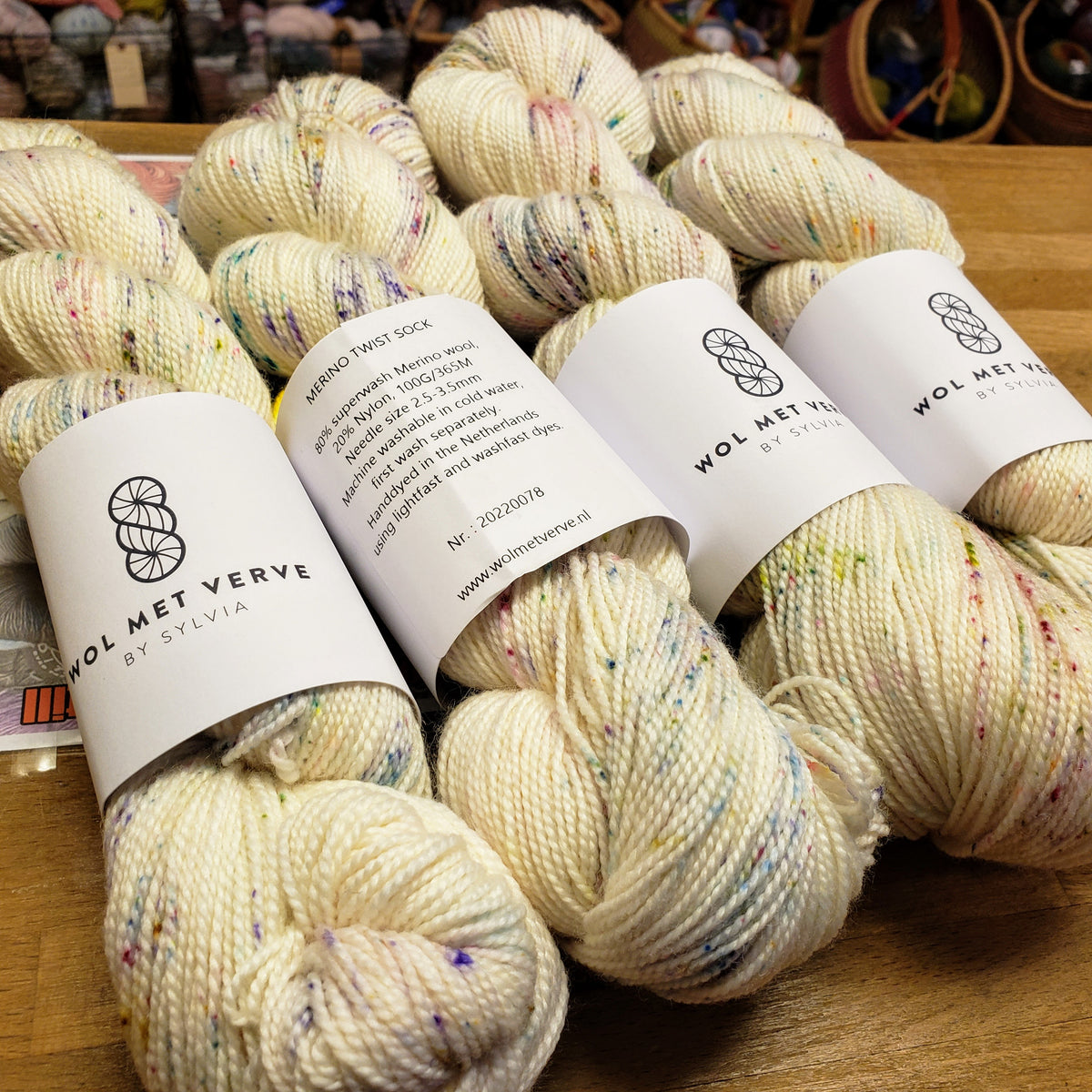 Wol met Verve Merino Twist Sock