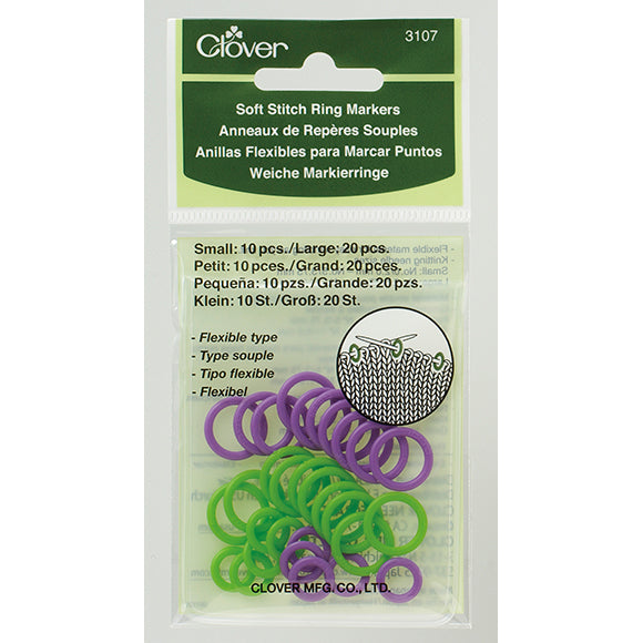 Clover - Triangle Stitch Markers Medium 3150 - 051221353178