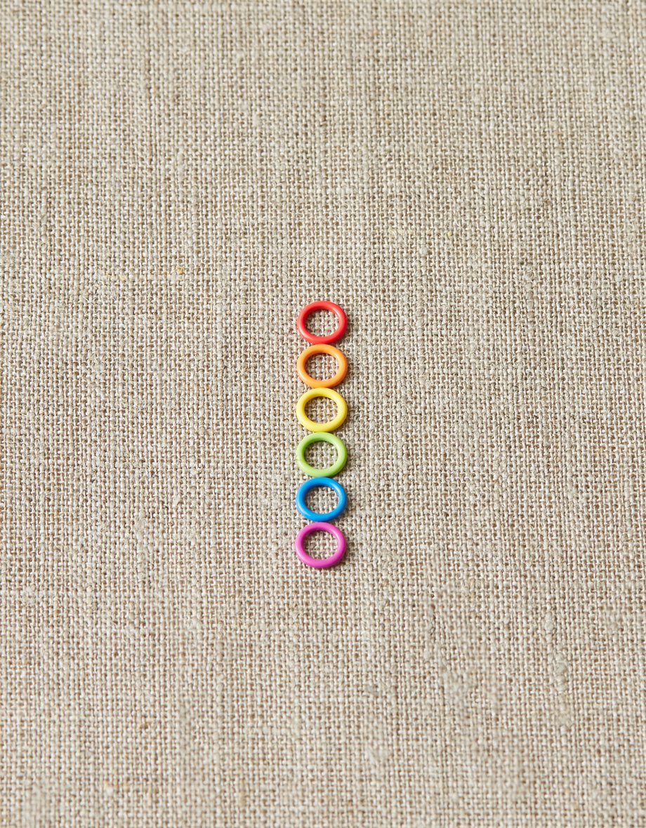 Cocoknits Small Colored Ring Stitch Markers