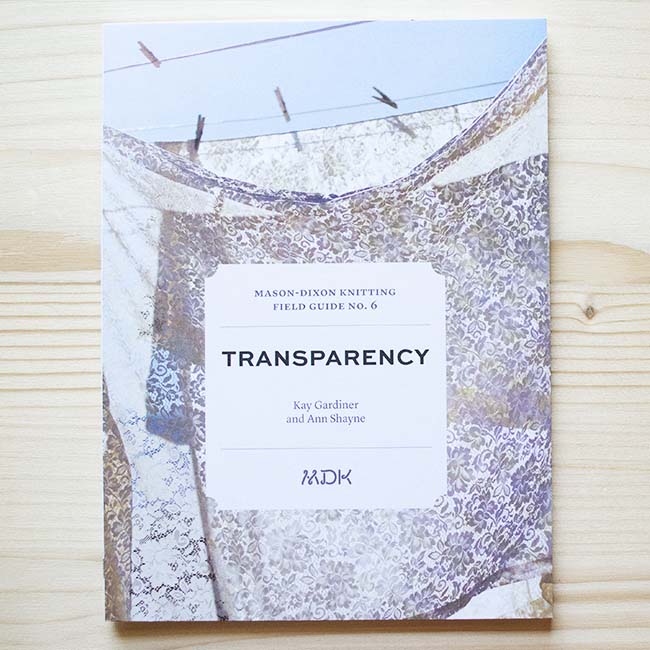 MDK Field Guide No 6: Transparency
